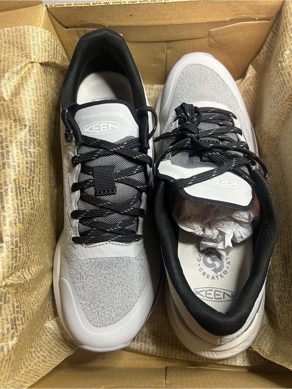 NIB KEEN Women’s WK500 Walking Shoes Size 9 Alloy / Steel Grey